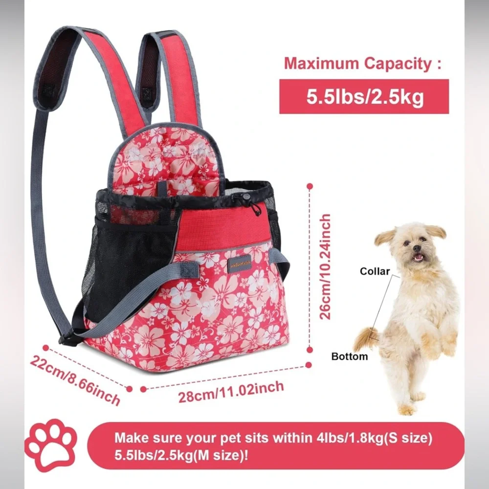 Hibiscus Pet Carrier Backpack